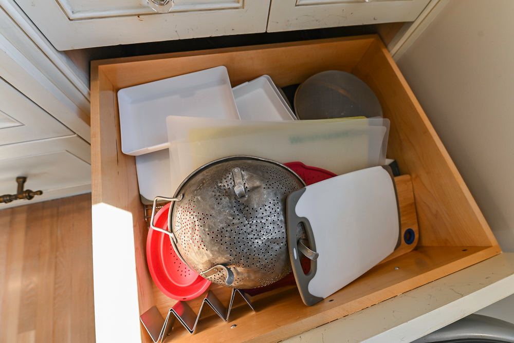 Custom Traditional Cream Kitchen with Island, Granite Countertops and 48" Range
