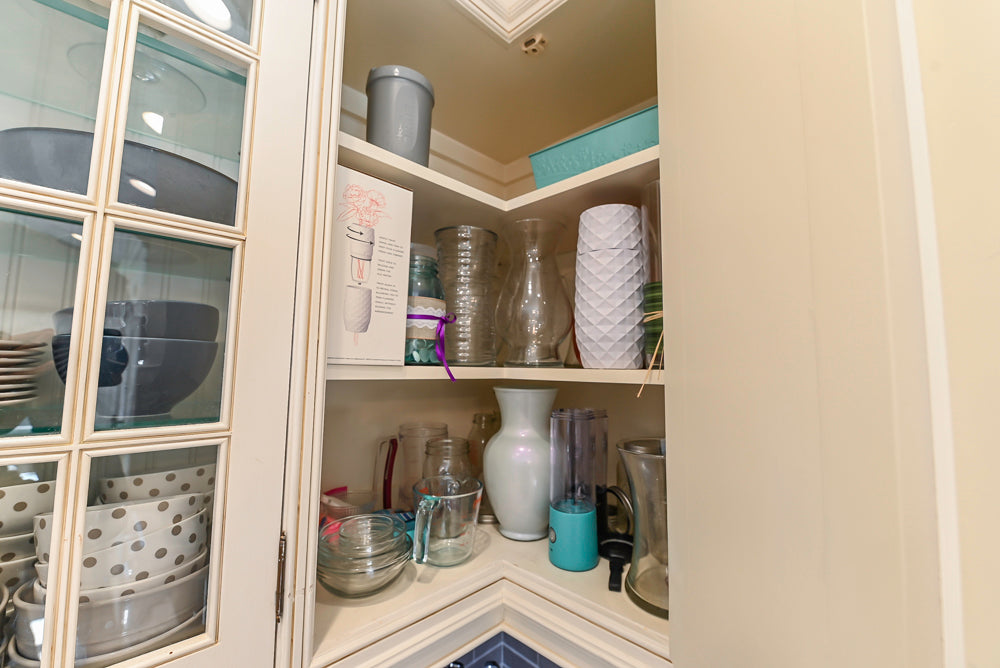 Custom Traditional Cream Kitchen with Island, Granite Countertops and 48" Range