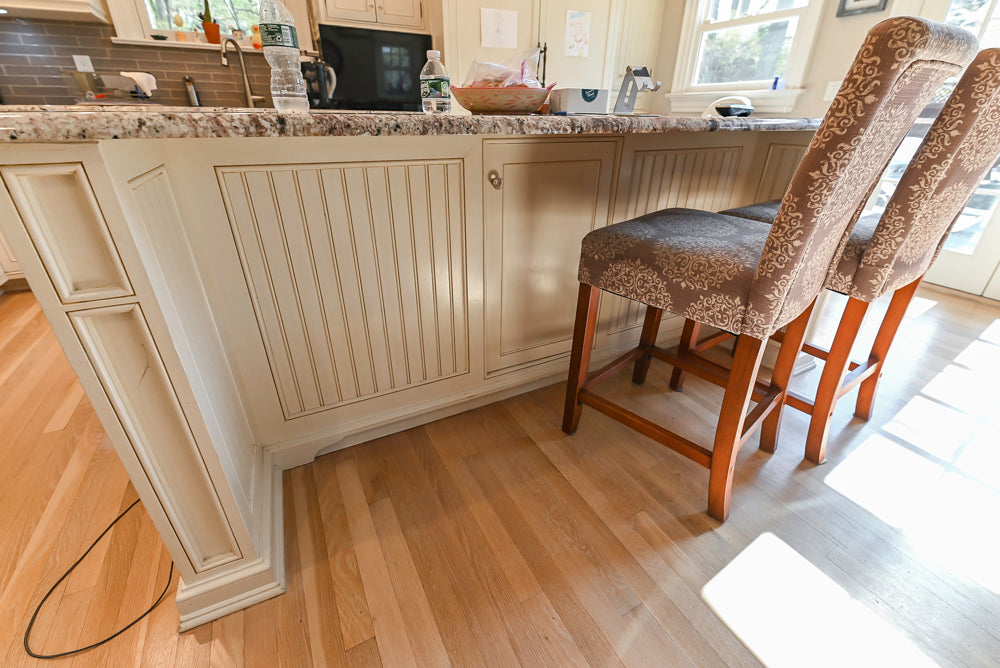 Custom Traditional Cream Kitchen with Island, Granite Countertops and 48" Range