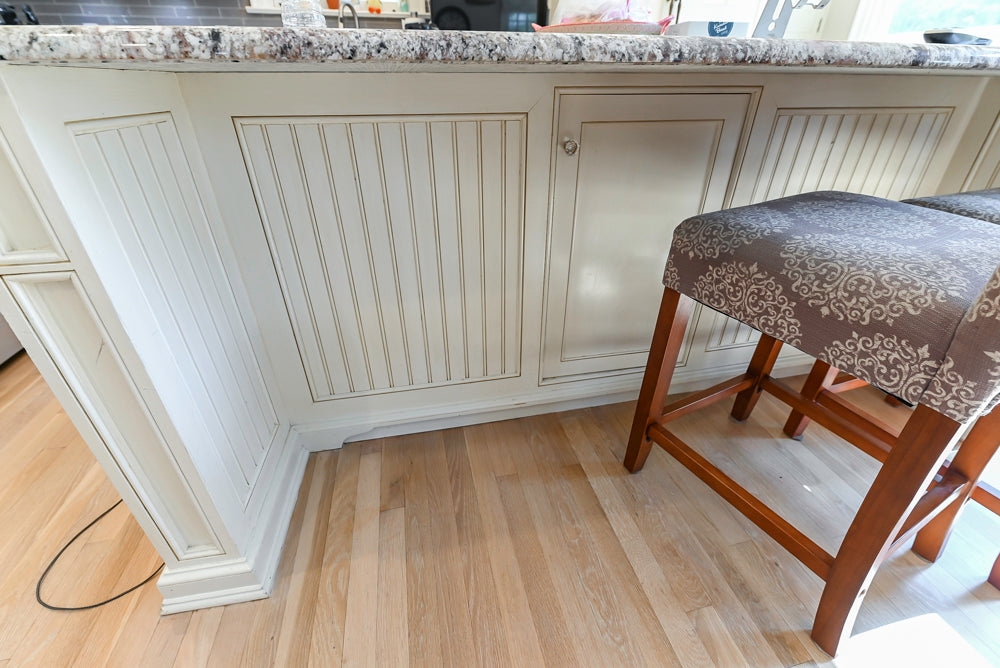 Custom Traditional Cream Kitchen with Island, Granite Countertops and 48" Range