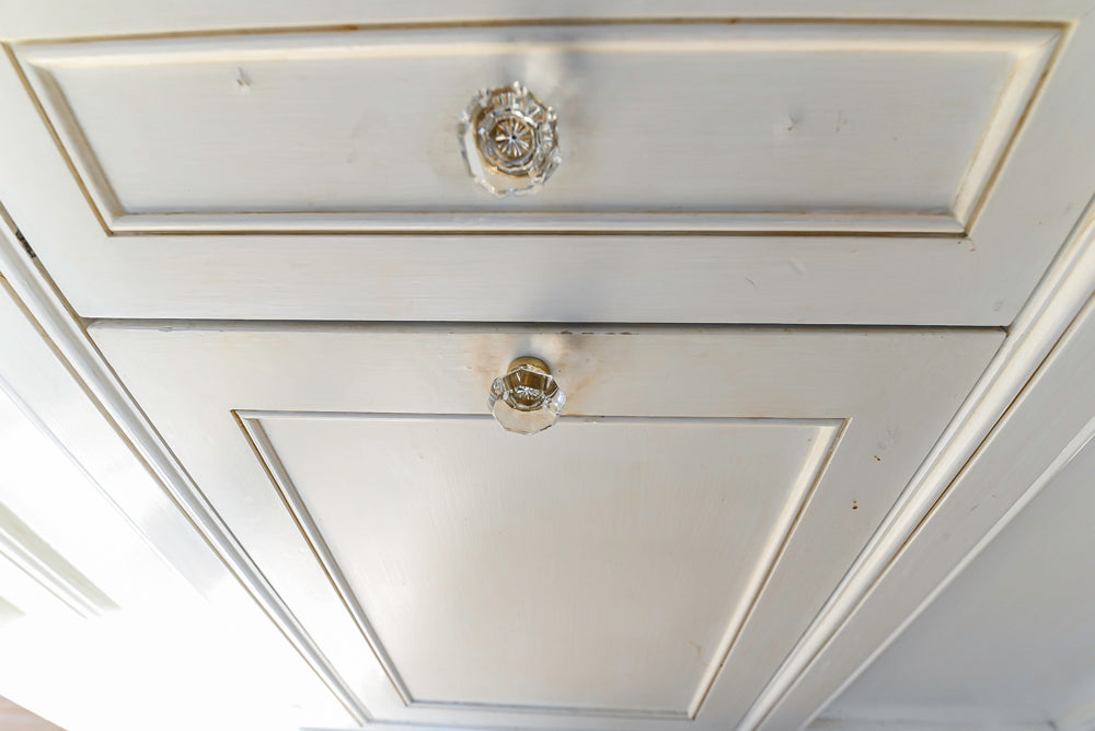 Custom Traditional Cream Kitchen with Island, Granite Countertops and 48" Range