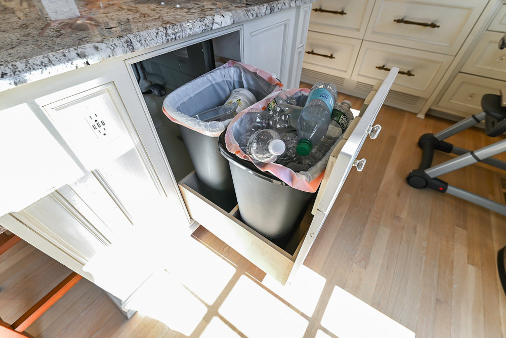 Custom Traditional Cream Kitchen with Island, Granite Countertops and 48" Range
