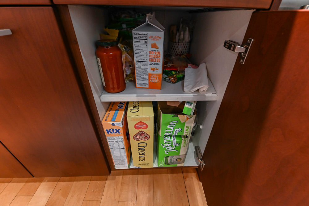 Poggenpohl Brown Toned Transitional Kitchen with Marble Countertops and Appliances