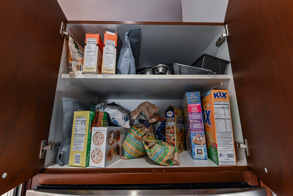 Poggenpohl Brown Toned Transitional Kitchen with Marble Countertops and Appliances