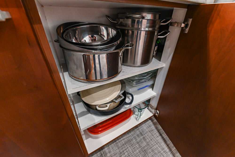 Poggenpohl Brown Toned Transitional Kitchen with Marble Countertops and Appliances