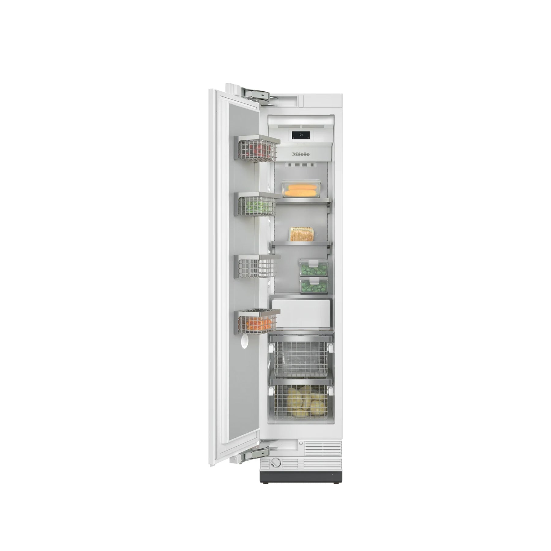 Miele F 2412 Vi 18" Stainless Steel Paneled All Freezer Column