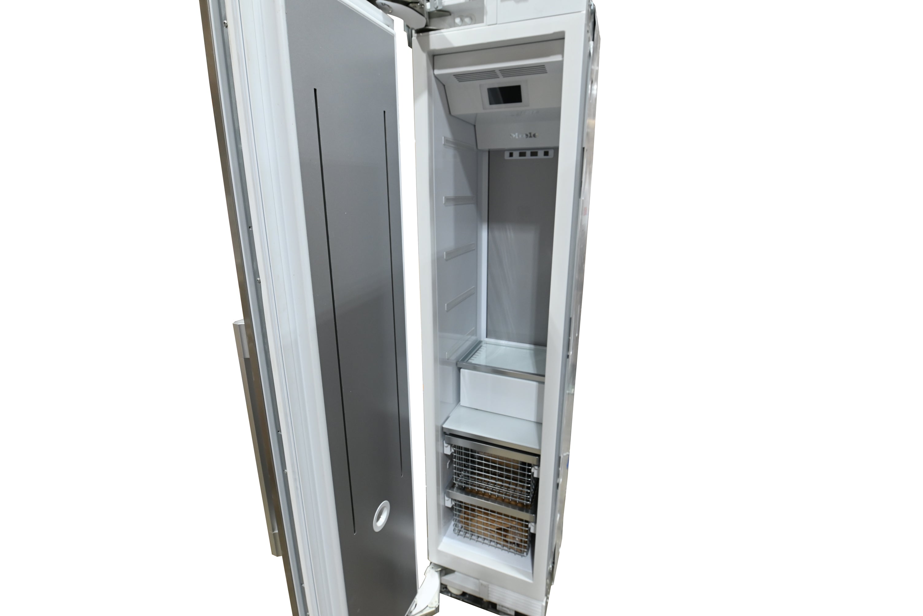 Miele F 2412 Vi 18" Stainless Steel Paneled All Freezer Column