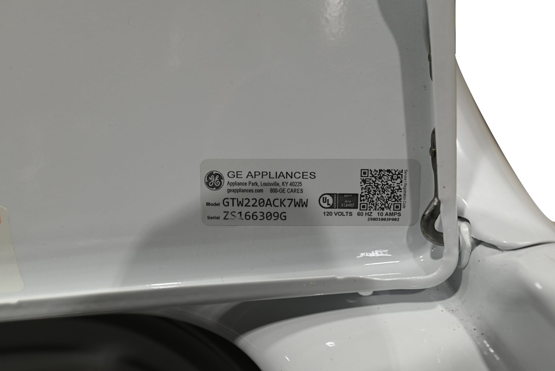 GE GTW220ACK7WW 27" White Top Load Washer