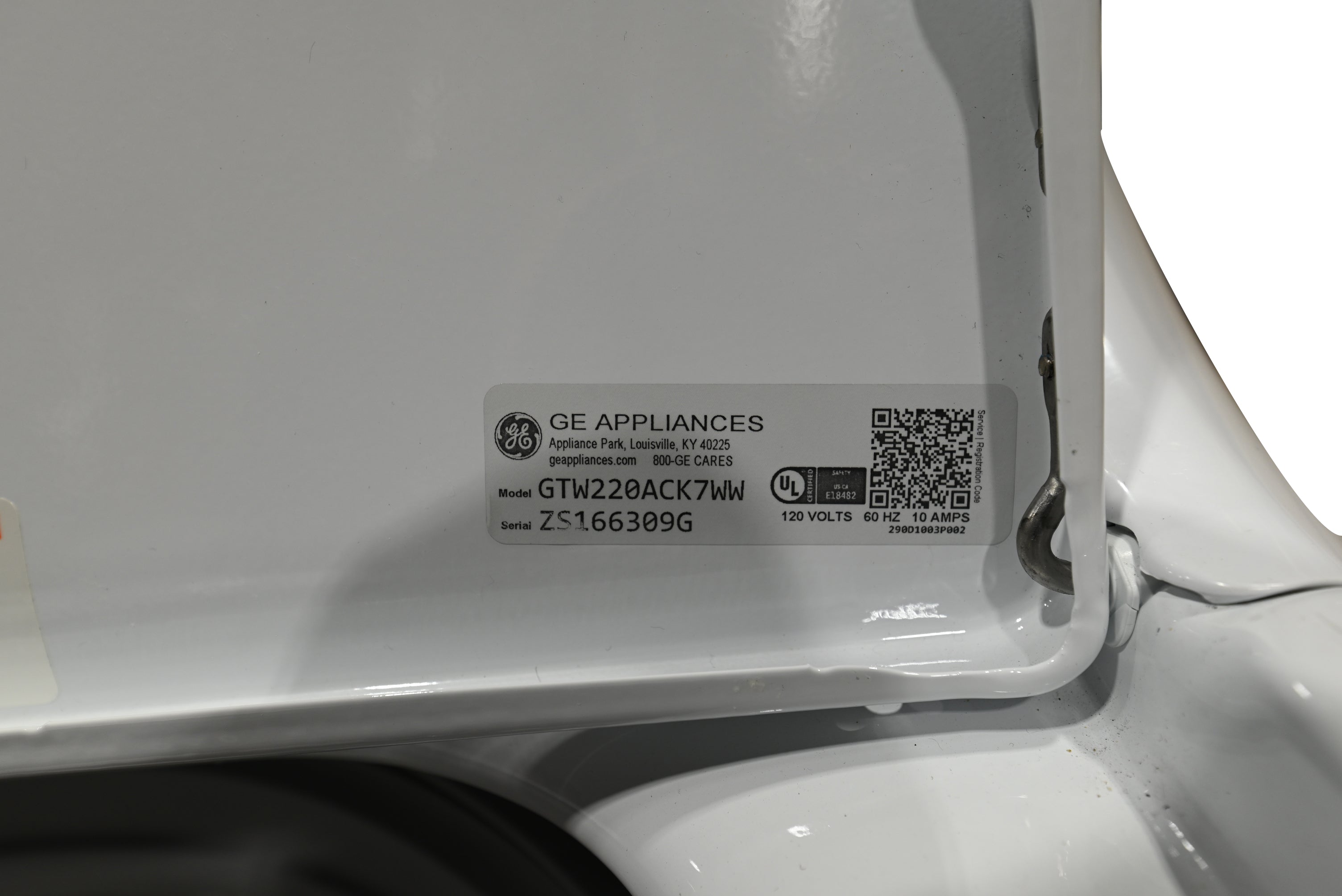 GE GTW220ACK7WW 27" White Top Load Washer