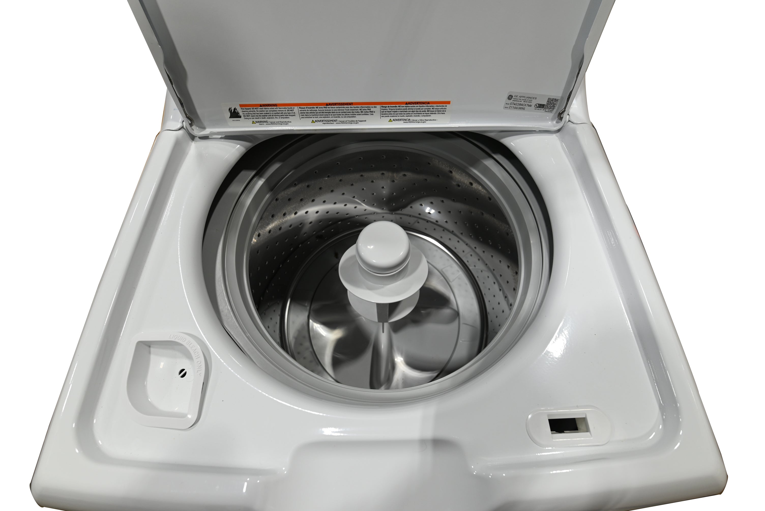 GE GTW220ACK7WW 27" White Top Load Washer