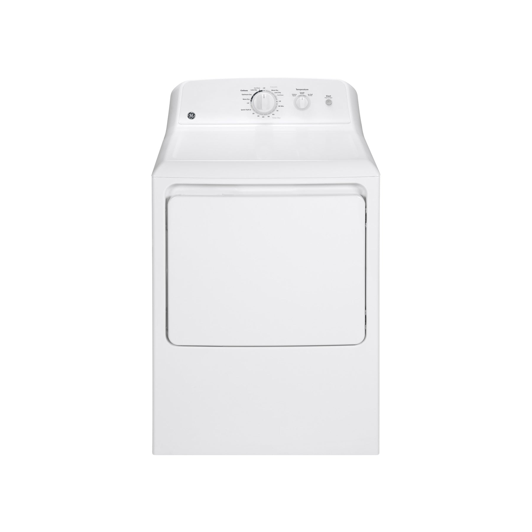 GE GTX22GASK0WW 27" White Gas Dryer