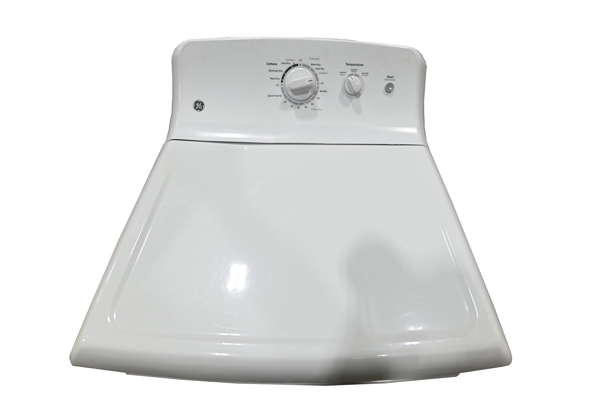 GE GTX22GASK0WW 27" White Gas Dryer