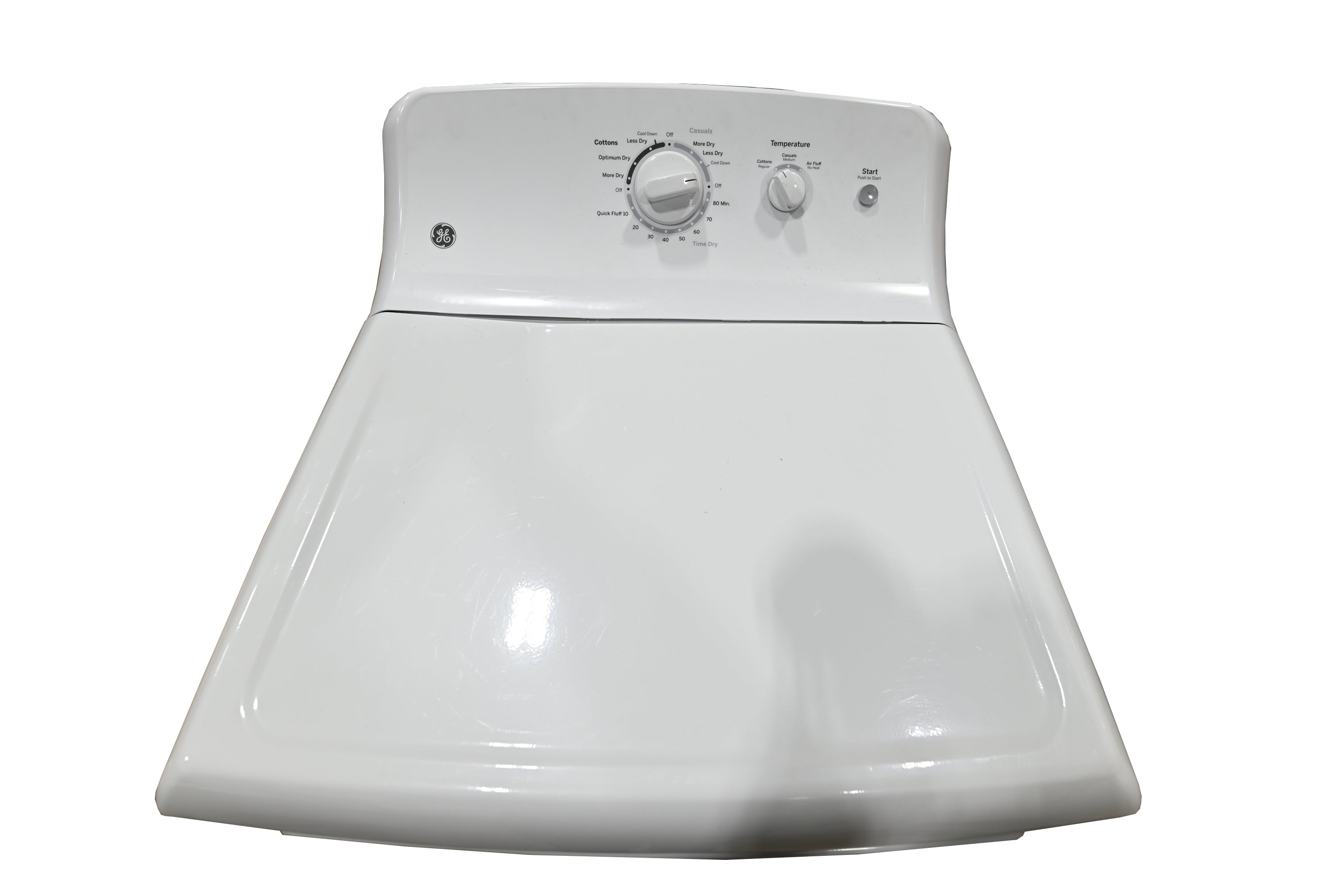 GE GTX22GASK0WW 27" White Gas Dryer