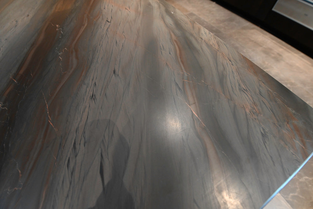 minotticucine Modern Classic Dark Brown Kitchen with Stone Countertops