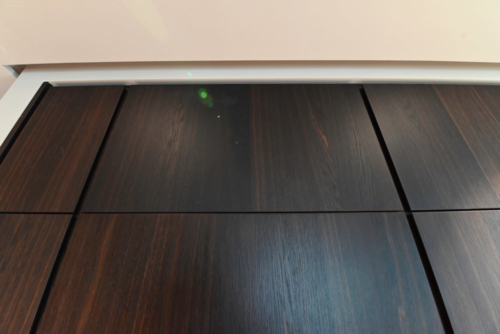 minotticucine Modern Classic Dark Brown Kitchen with Stone Countertops