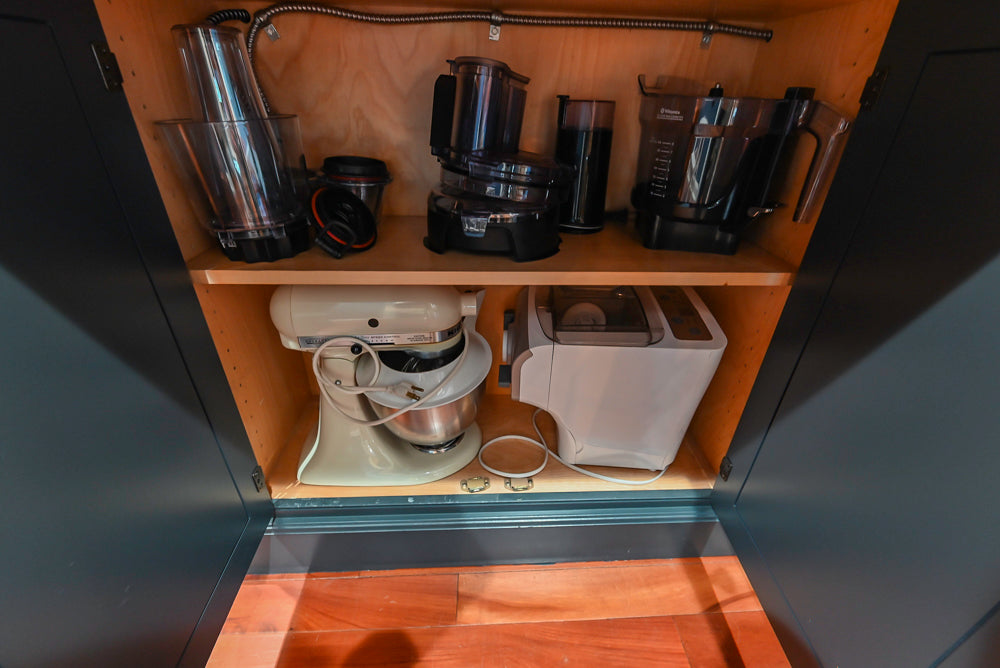 Plain & Fancy Traditional Wooden Kitchen with Island, Quartz Countertops & Appliances