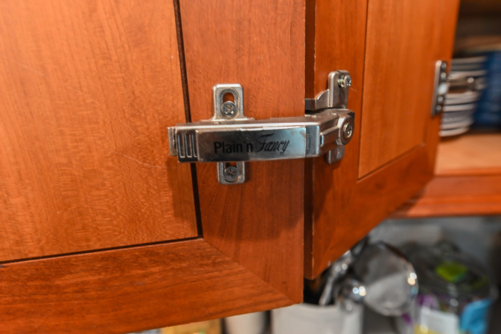 Plain & Fancy Traditional Wooden Kitchen with Island, Quartz Countertops & Appliances