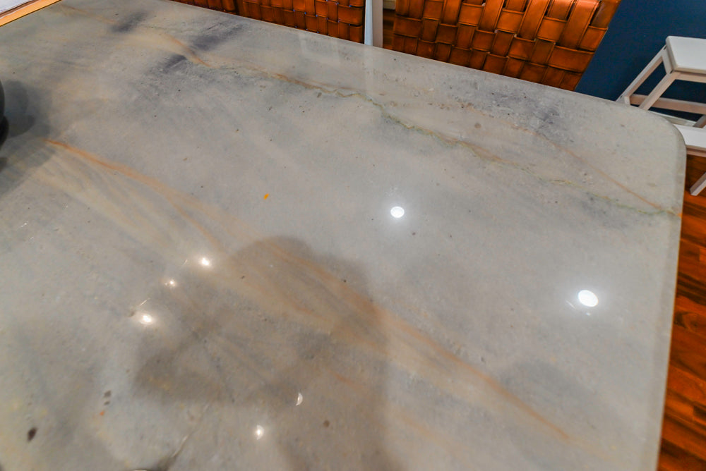 Plain & Fancy Traditional Wooden Kitchen with Island, Quartz Countertops & Appliances