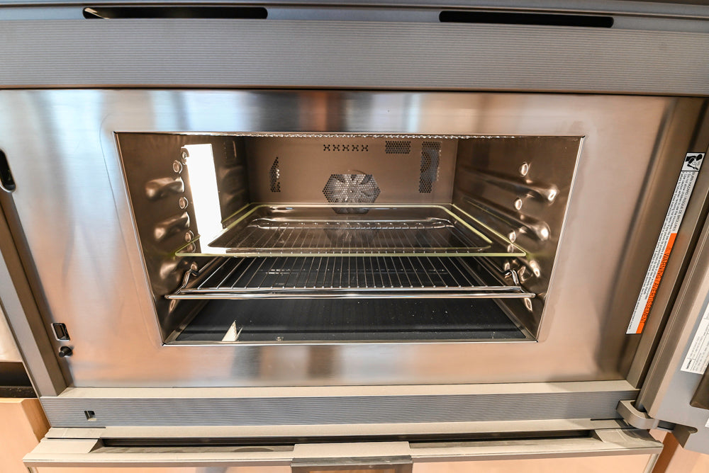 Molteni & C Dada Modern White Oak Kitchen with Marble Countertops & Gaggenau Appliances