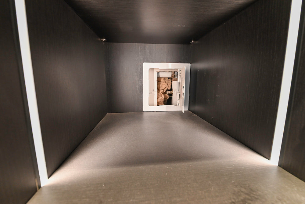 Molteni & C Dada Modern White Oak Kitchen with Marble Countertops & Gaggenau Appliances