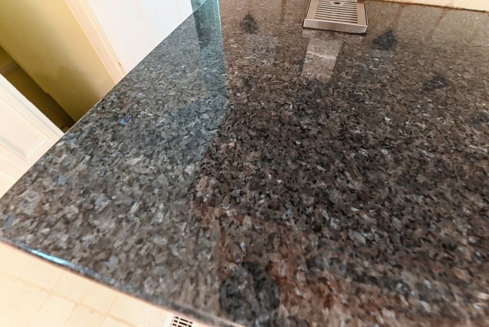 Traditional Wooden Butler's Pantry with Sub-Zero Wine Cooler & Desk Area