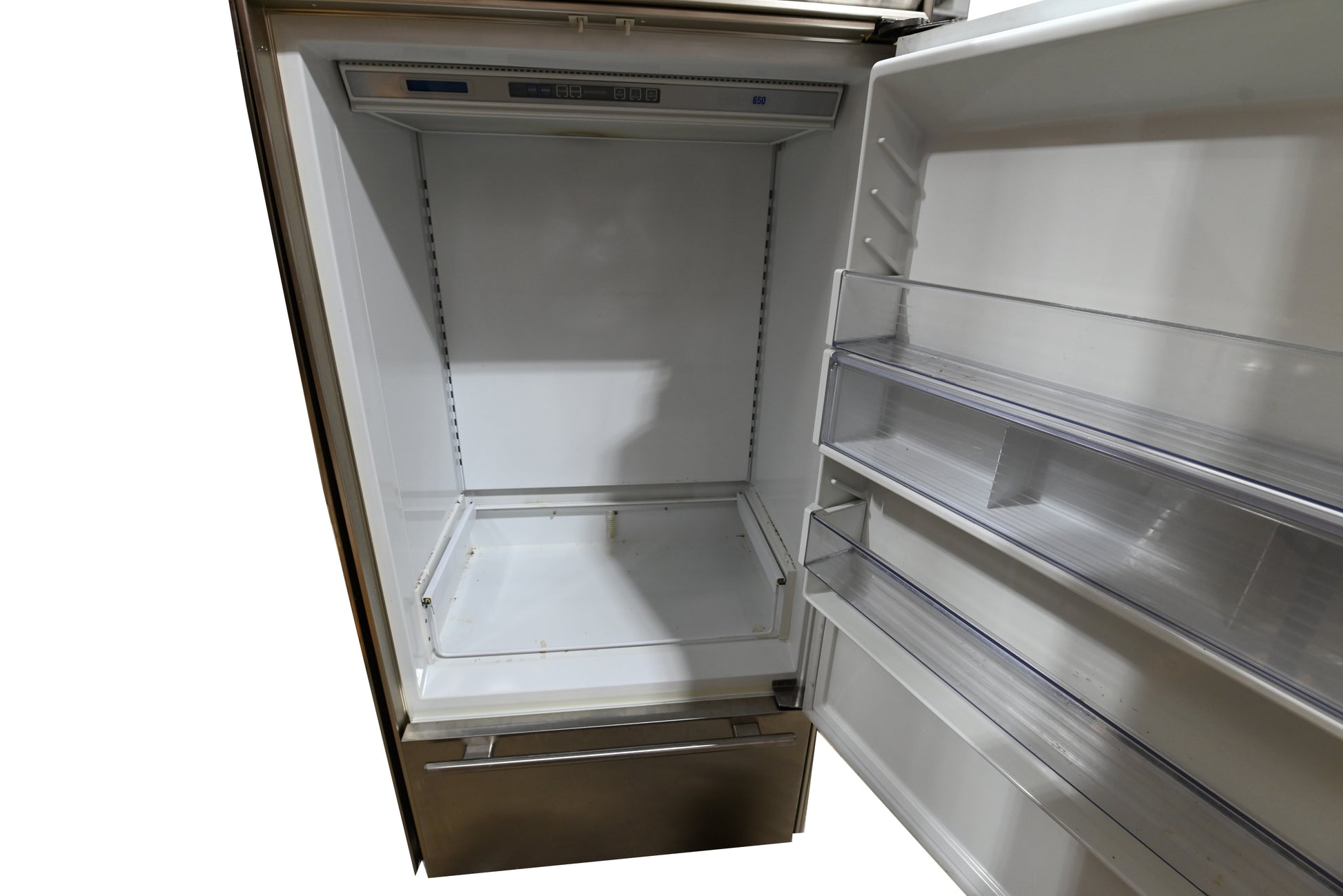 Sub-Zero 650/S 36" Stainless Steel Bottom Freezer Refrigerator