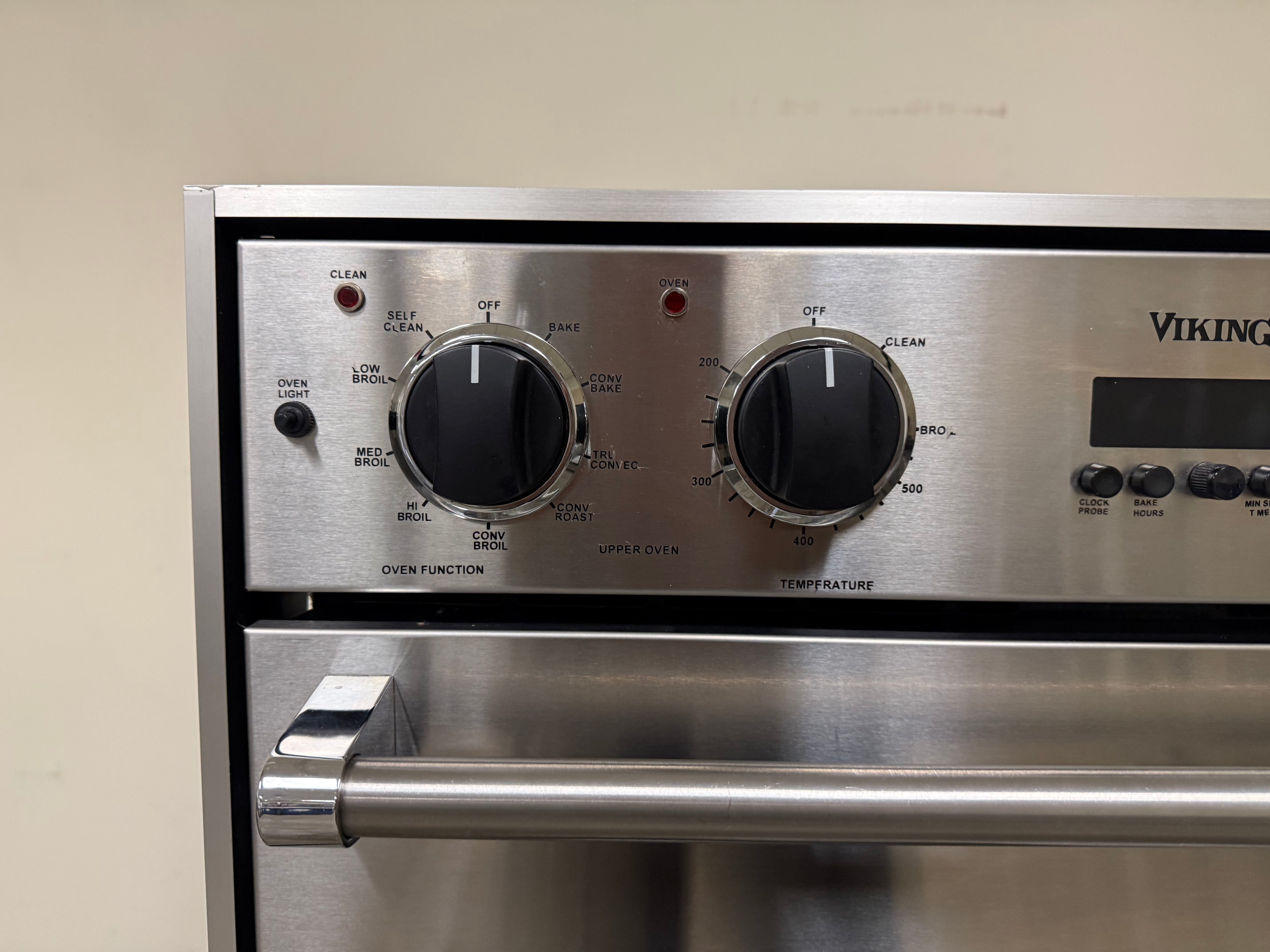 Viking VEDO530SS 30" Stainless Steel Electric Double Wall Oven