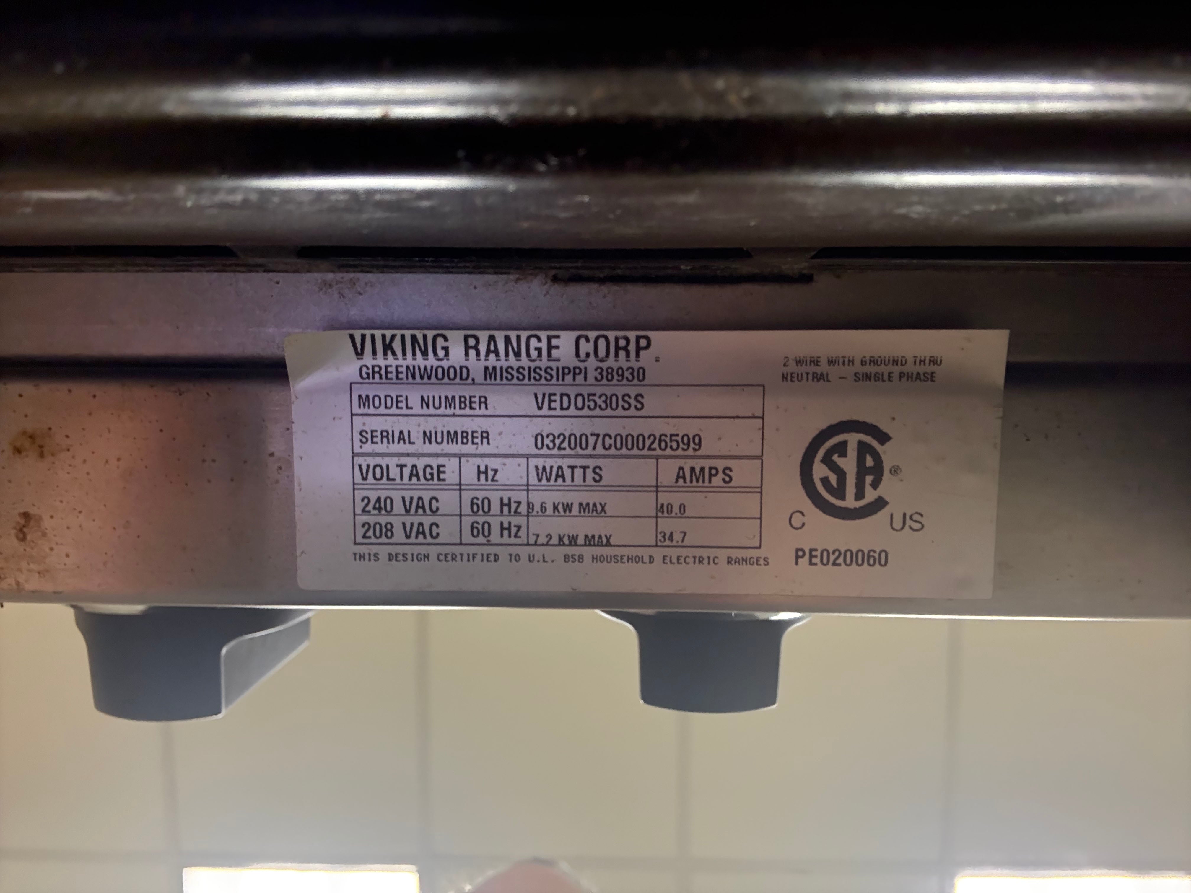 Viking VEDO530SS 30" Stainless Steel Electric Double Wall Oven