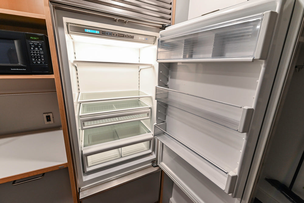 Bulthaup Matte Grey Modern Kitchenette with Miele Appliances