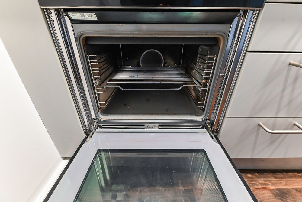 Bulthaup Matte Grey Modern Kitchenette with Miele Appliances