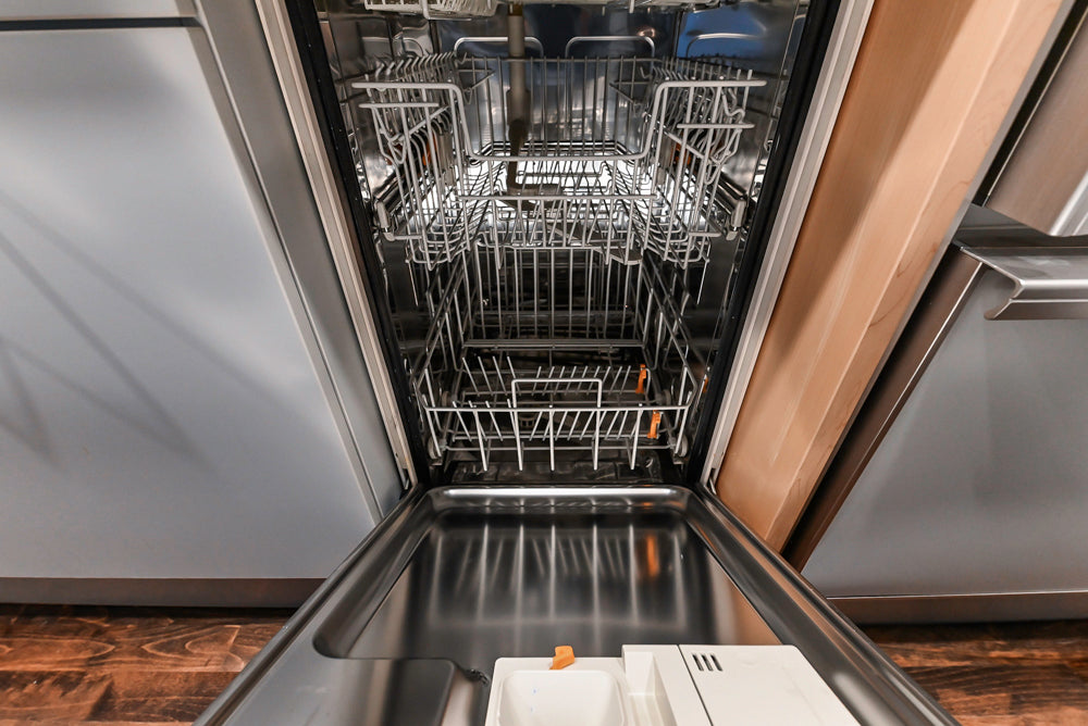 Bulthaup Matte Grey Modern Kitchenette with Miele Appliances