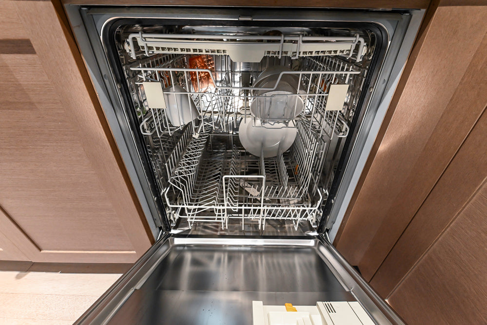 Stevali Brown Oak Transitional Kitchen with Stone Countertops and Luxe Appliances