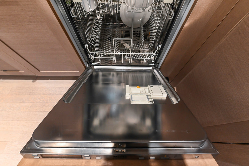 Stevali Brown Oak Transitional Kitchen with Stone Countertops and Luxe Appliances