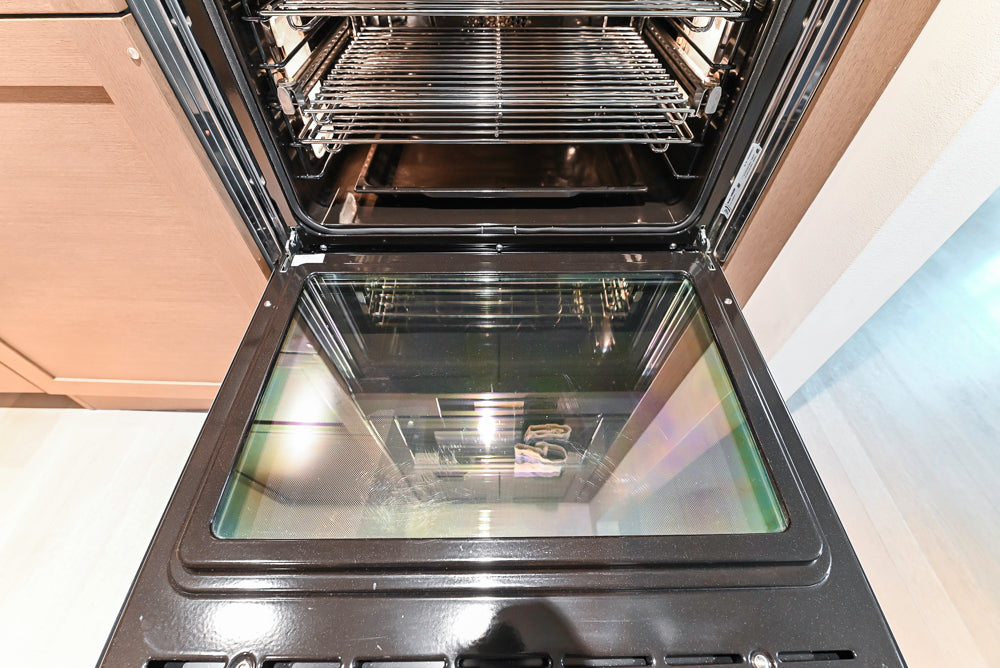 Stevali Brown Oak Transitional Kitchen with Stone Countertops and Luxe Appliances