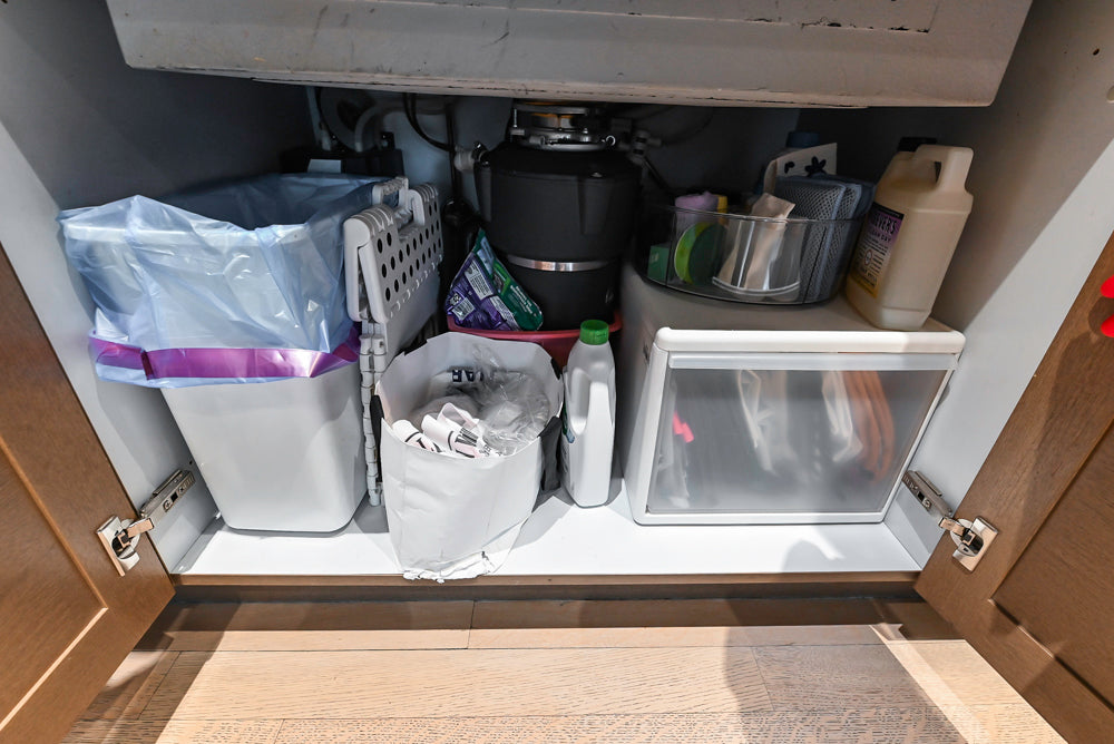 Stevali Brown Oak Transitional Kitchen with Stone Countertops and Luxe Appliances