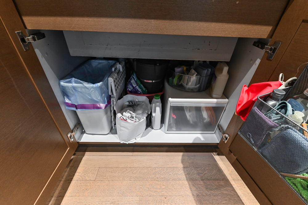 Stevali Brown Oak Transitional Kitchen with Stone Countertops and Luxe Appliances
