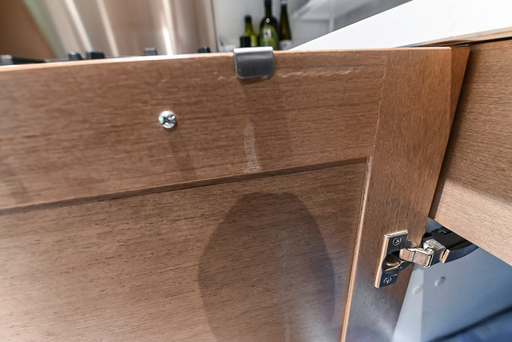 Stevali Brown Oak Transitional Kitchen with Stone Countertops and Luxe Appliances