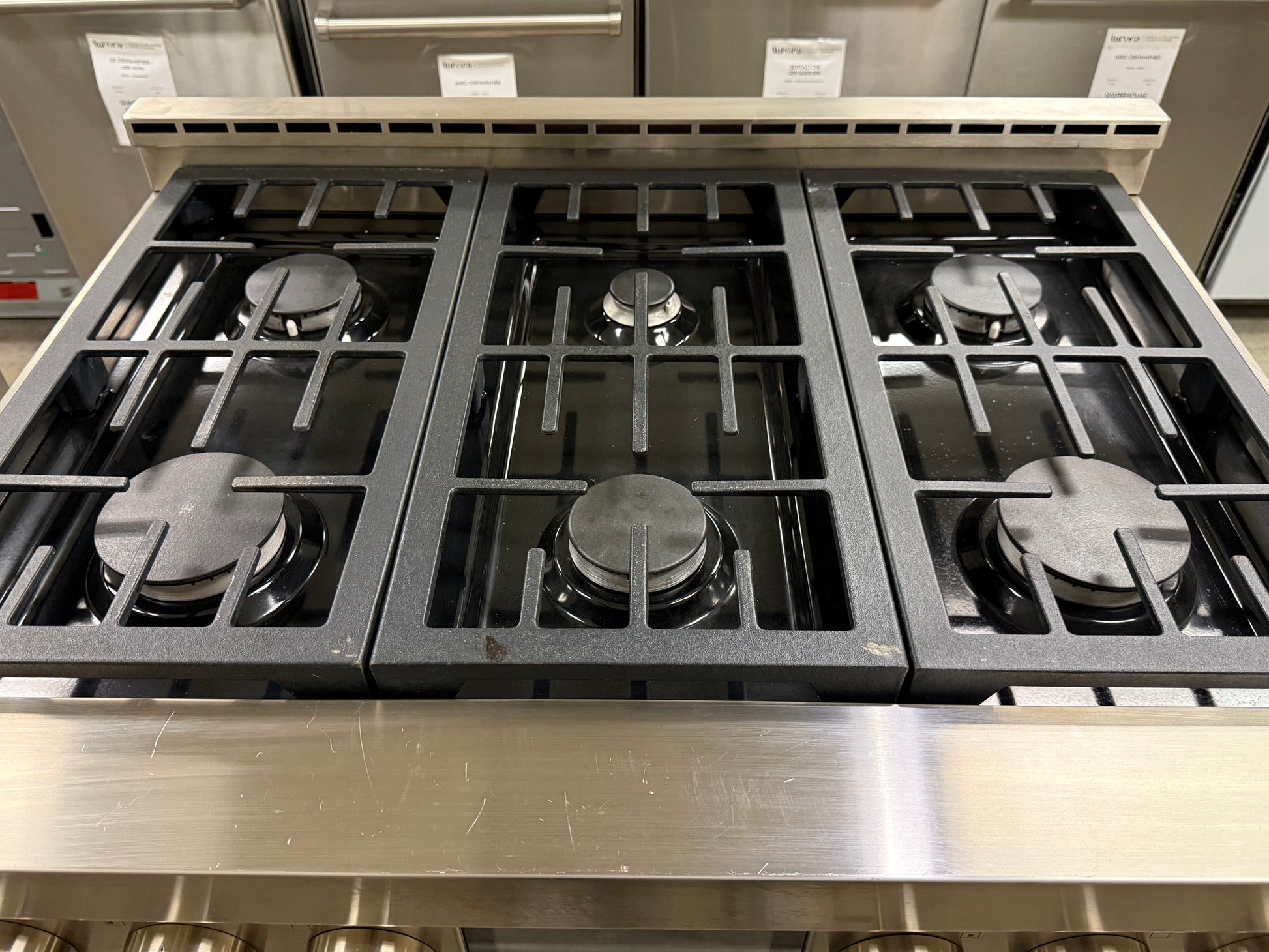 JennAir JGRP436WP 36" Stainless Steel Freestanding Gas Range, Pre-Owned