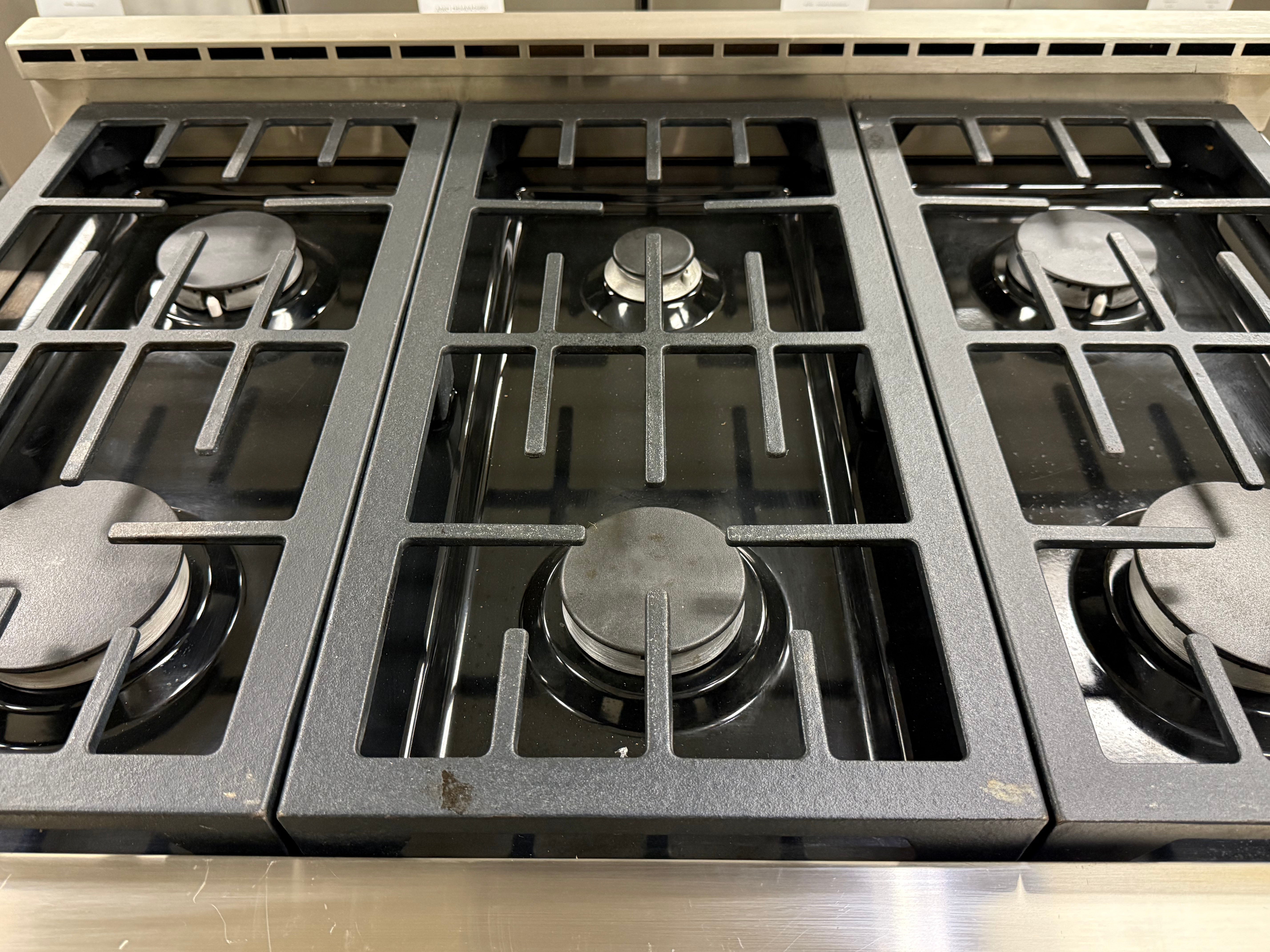 JennAir JGRP436WP 36" Stainless Steel Freestanding Gas Range, Pre-Owned