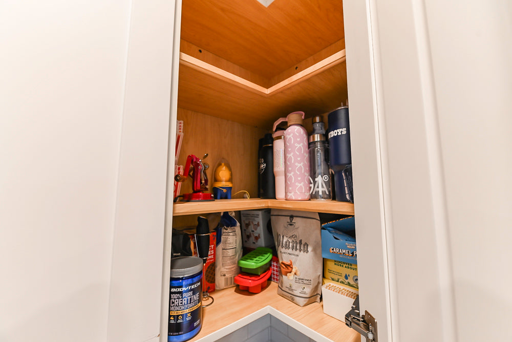 St. Martin Transitional White Kitchen with Island, White Quartz Countertops & JennAir Appliances