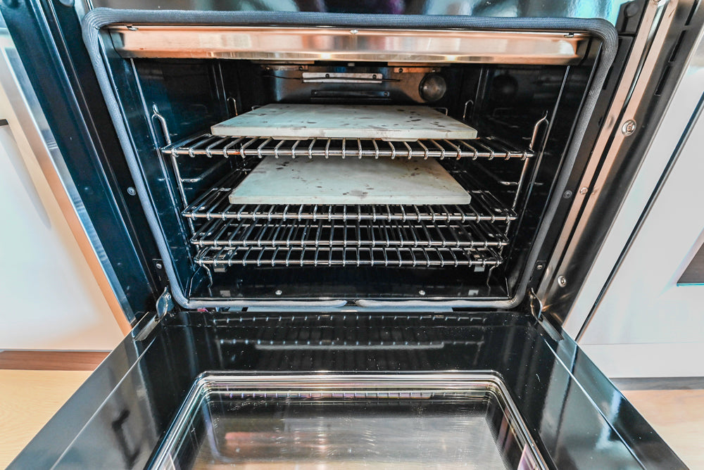 Custom Modern Two-Tone Kitchen with Marble Top Island and Sub-Zero & Wolf Appliances