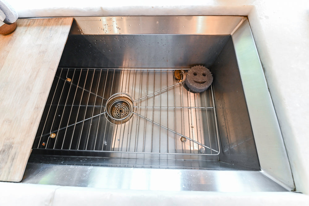 Ciuffo Cabinetry Transitional White Kitchen with Marble Countertops and Thermador Appliances
