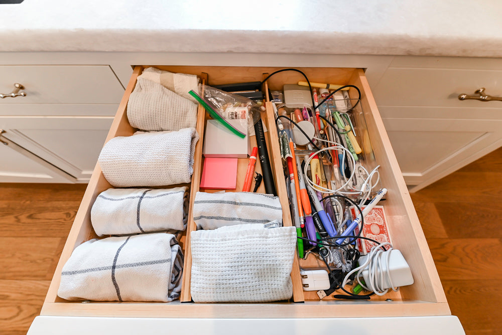 Ciuffo Cabinetry Transitional White Kitchen with Marble Countertops and Thermador Appliances