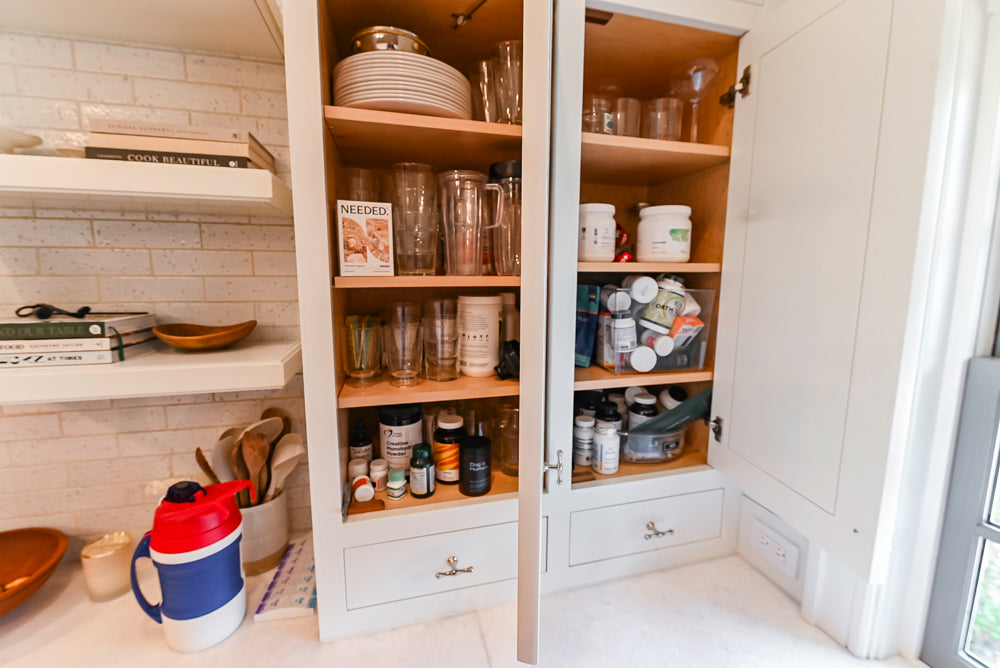 Ciuffo Cabinetry Transitional White Kitchen with Marble Countertops and Thermador Appliances