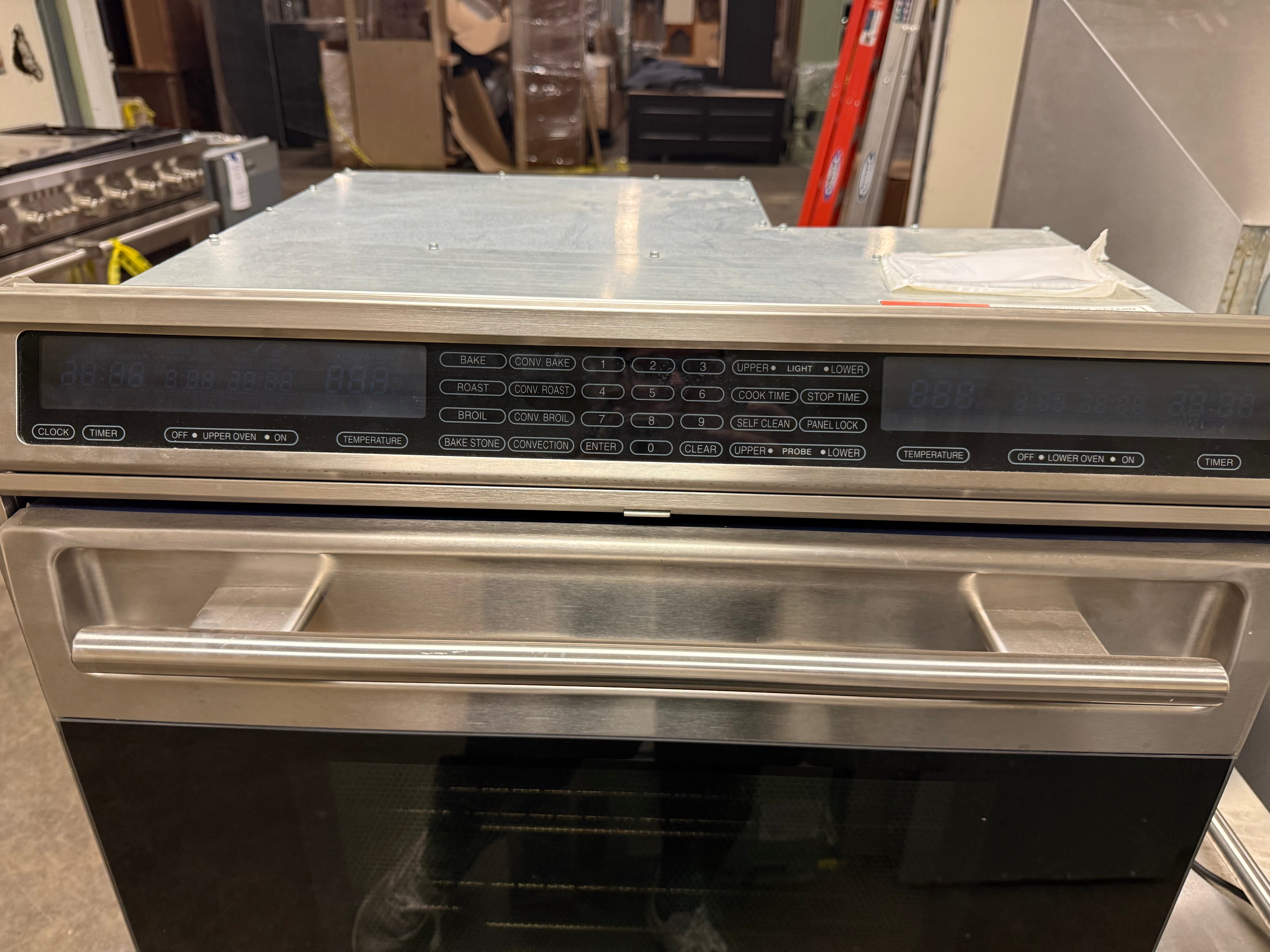 Stainless steel Wolf DO30US double oven featuring dual convection technology