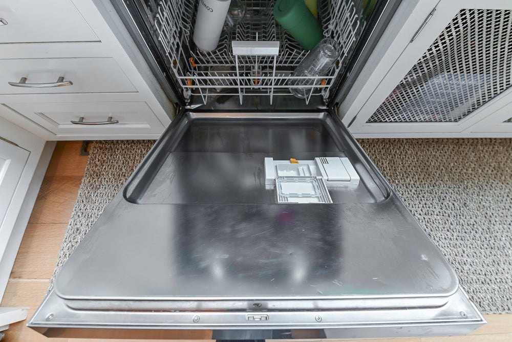 Plain & Fancy Transitional White Kitchen with Island, Countertops and Wolf & Sub-Zero Appliances