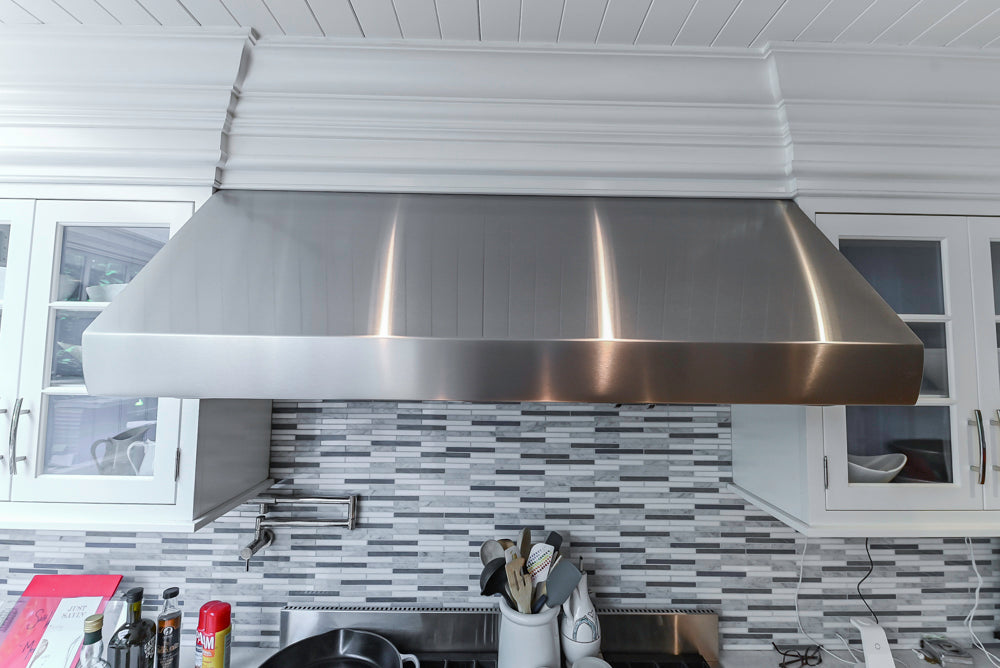 Plain & Fancy Transitional White Kitchen with Island, Countertops and Wolf & Sub-Zero Appliances