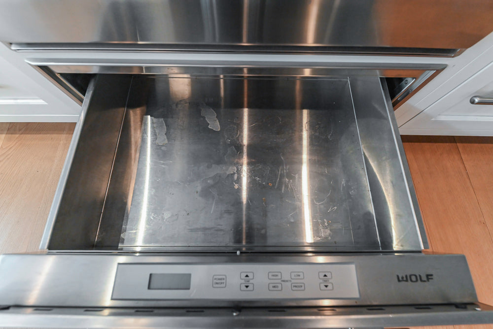 Plain & Fancy Transitional White Kitchen with Island, Countertops and Wolf & Sub-Zero Appliances