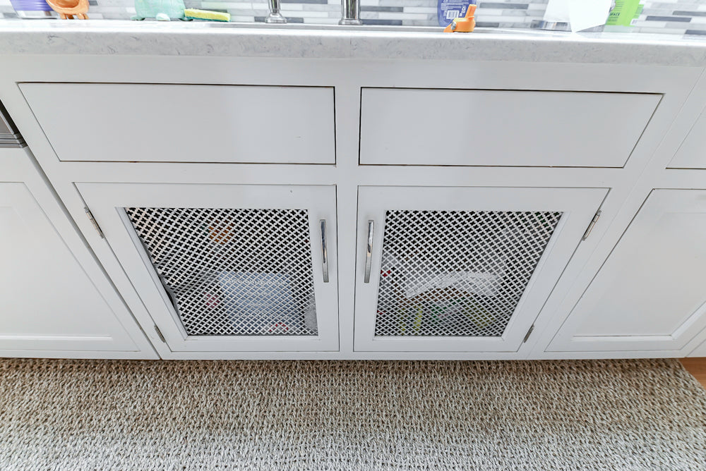 Plain & Fancy Transitional White Kitchen with Island, Countertops and Wolf & Sub-Zero Appliances