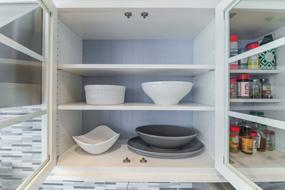 Plain & Fancy Transitional White Kitchen with Island, Countertops and Wolf & Sub-Zero Appliances
